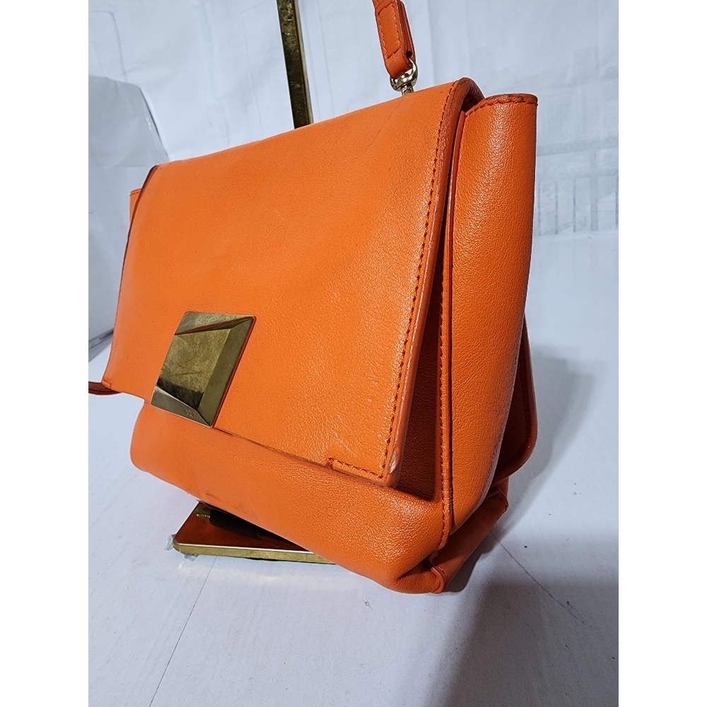 MCM Leather Crossbody/Shoulder Bag Orange - Picture 11 of 15